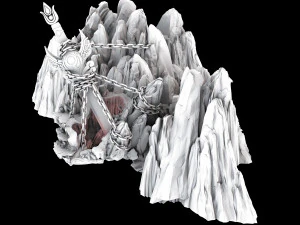 meteor dragon purgatory-sword-mountain 3D Model