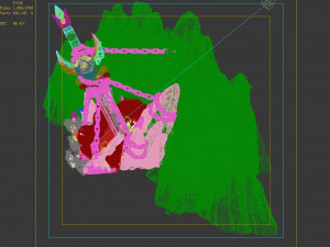 meteor dragon purgatory-sword-mountain 3D-Modell