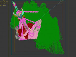 meteor dragon purgatory-sword-mountain 3D Model