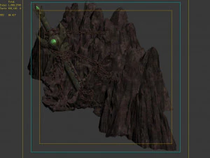 meteor dragon purgatory-sword-mountain 3D Model