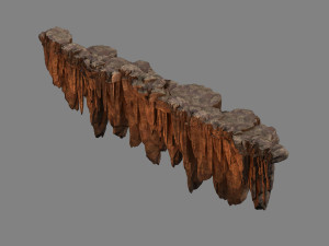 meteor dragon purgatory-front mountain 3Dモデル