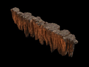meteor dragon purgatory-front mountain 3D 모델