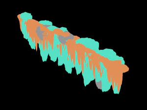 meteor dragon purgatory-front mountain 3D Model