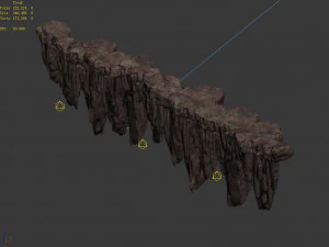 meteor dragon purgatory-front mountain 3D Model