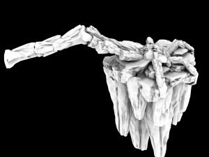 meteor dragon purgatory-claws-rear left 3D Model