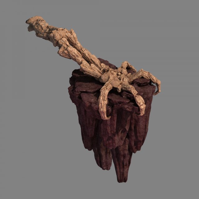 meteorite purgatory-claws-front left 3D Model .c4d .max .obj .3ds .fbx .stl .blend 