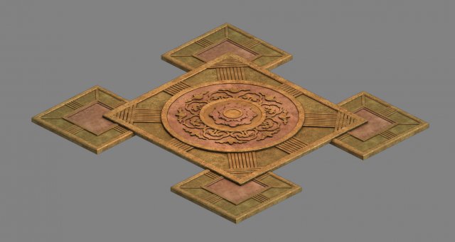 meteor dragon purgatory-middle square 3D 模型 .c4d .max .obj .3ds .fbx .stl .blend
