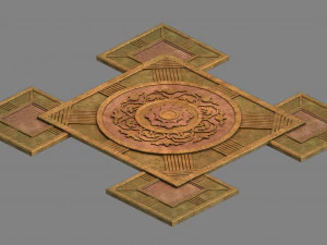 meteor dragon purgatory-middle square 3D Model