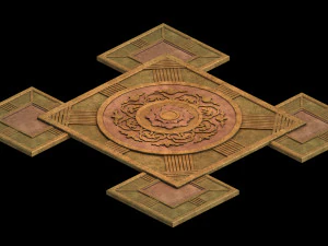 meteor dragon purgatory-middle square 3D Model