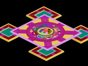 meteor dragon purgatory-middle square 3D Model