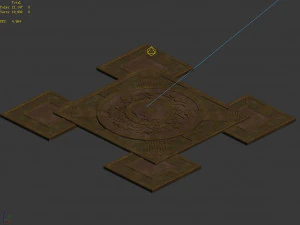 meteor dragon purgatory-middle square 3D Model