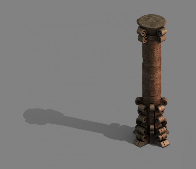 meteorite purgatory-pillar 3D Модель .c4d .max .obj .3ds .fbx .stl .blend 