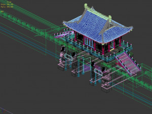 chang an city-north gate 01 Model 3D