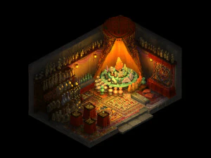 interior de la tienda de joyería liuguangju de la ciudad de chang an Modelo 3D