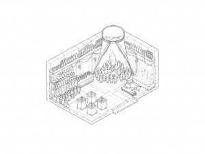 chang an city liuguangju-jewelry shop interior 3D Model