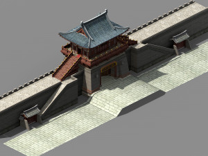 chang an city-west gate 68 3D Модель