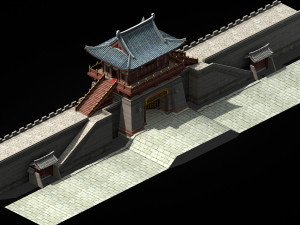 chang an city-west gate 68 3D 模型