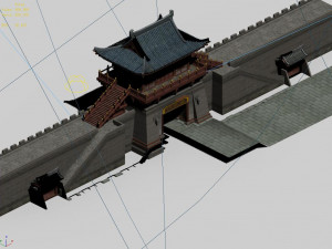 chang an city-west gate 68 3D 模型