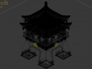 chang an city-bell tower 12 3D Модель