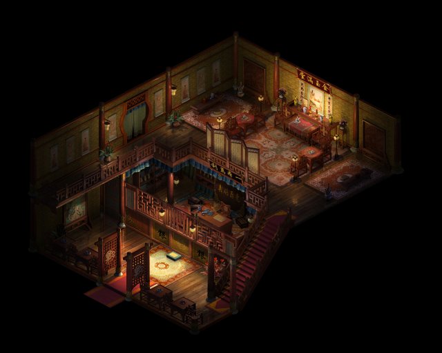 changan bank-bank-indoor 3D Model .c4d .max .obj .3ds .fbx .stl .blend