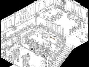 changan bank-bank-indoor 3D Model