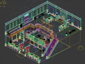 changan bank-bank-indoor 3D Model