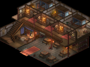 chang an-yuelai-inn-hotel 3Dモデル