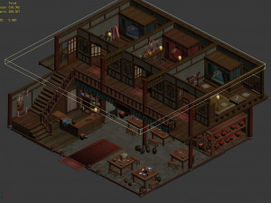chang an-yuelai-inn-hotel 3Dモデル