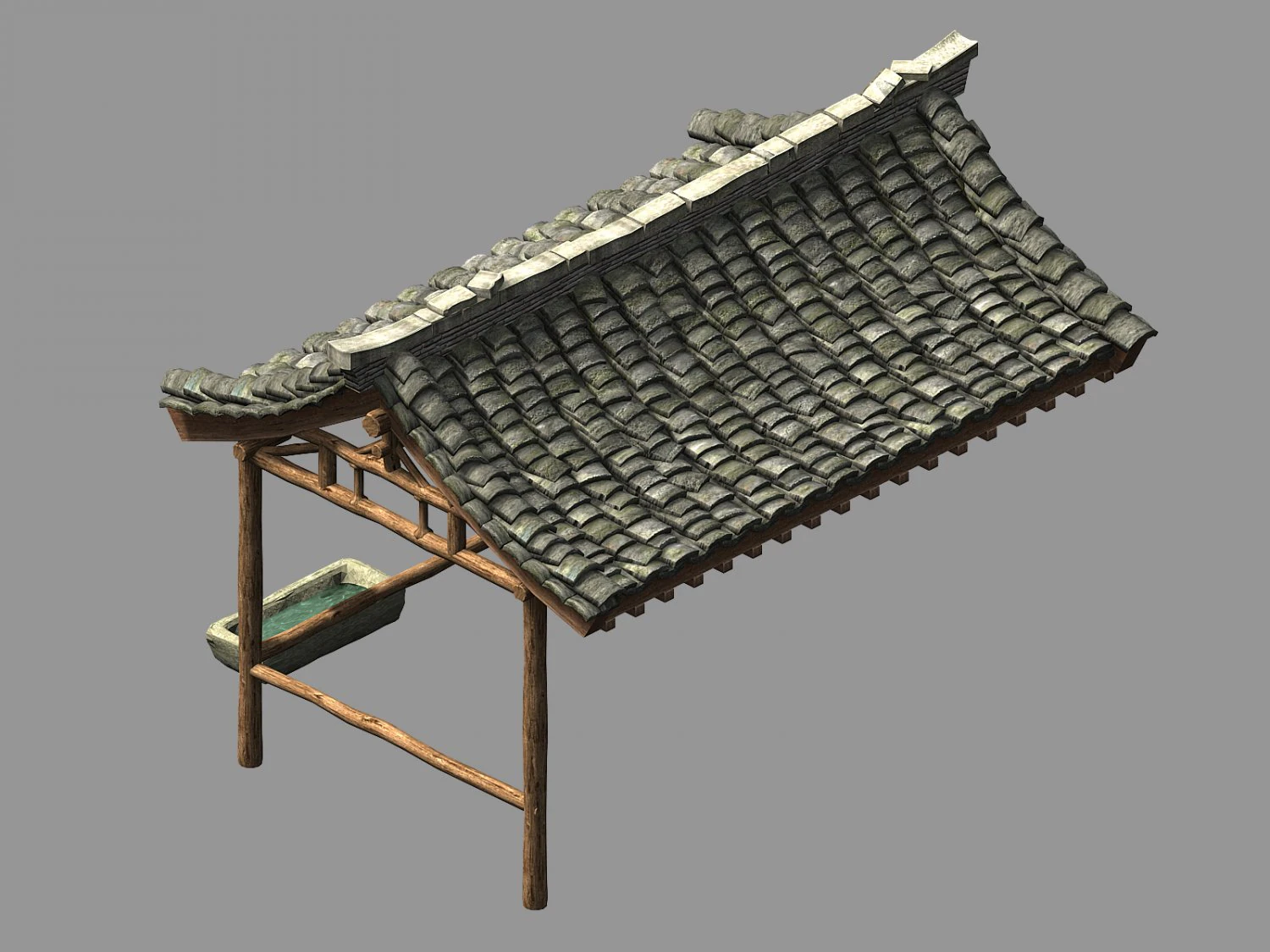 changxinfang-bodyguard company stables 3D Model .c4d .max .obj .3ds .fbx .stl .blend 