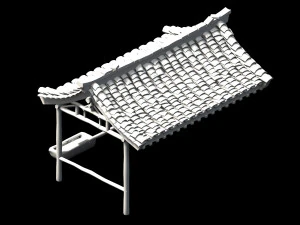 changxinfang-bodyguard company stables 3D Model