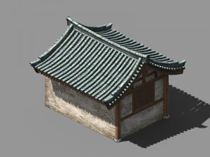 резиденція компанії changxinfang-охоронців 3D Модель