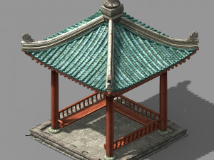 changxinfang-fangting Modelo 3D