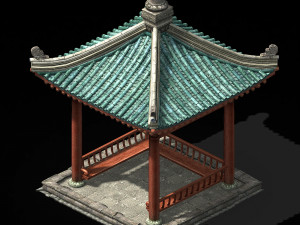 changxinfang-fangting 3Dモデル