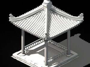 changxinfang-fangting 3Dモデル