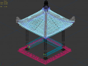 changxinfang-fangting 3Dモデル