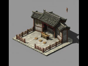 changxinfang-guandi temple 3D Model