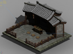 changxinfang-guandi temple Modèle 3D
