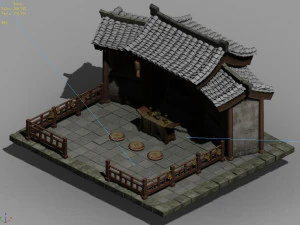 changxinfang-guandi temple 3D Model