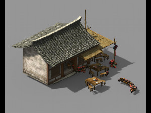 changxinfang-tavern Modelo 3D