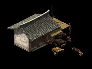 changxinfang-tavern Modello 3D