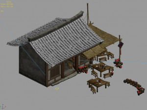 changxinfang-tavern Modello 3D
