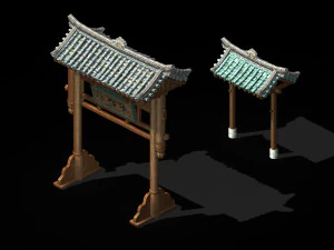 changxinfang-two archways 3D Model