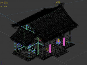 changxinfang-woodcarving room-timber warehouse 01 Modelo 3D