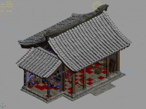 changxinfang-woodcarving room-timber warehouse 01 Modelo 3D