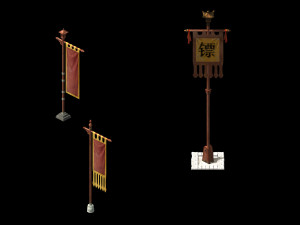 changxinfang-flag 3D मॉडल