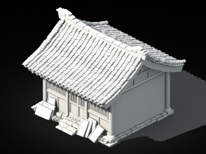 changxinfang-stone warehouse 01 3Dモデル