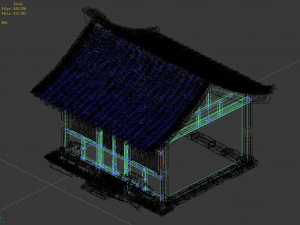 changxinfang-stone warehouse 01 3D Model