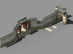 changxinfang-wall 01 Model 3D
