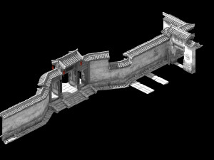 changxinfang-wall 01 3D Model