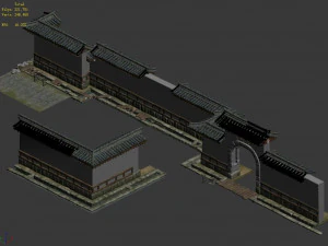 changxinfang-wall 02 3D Model